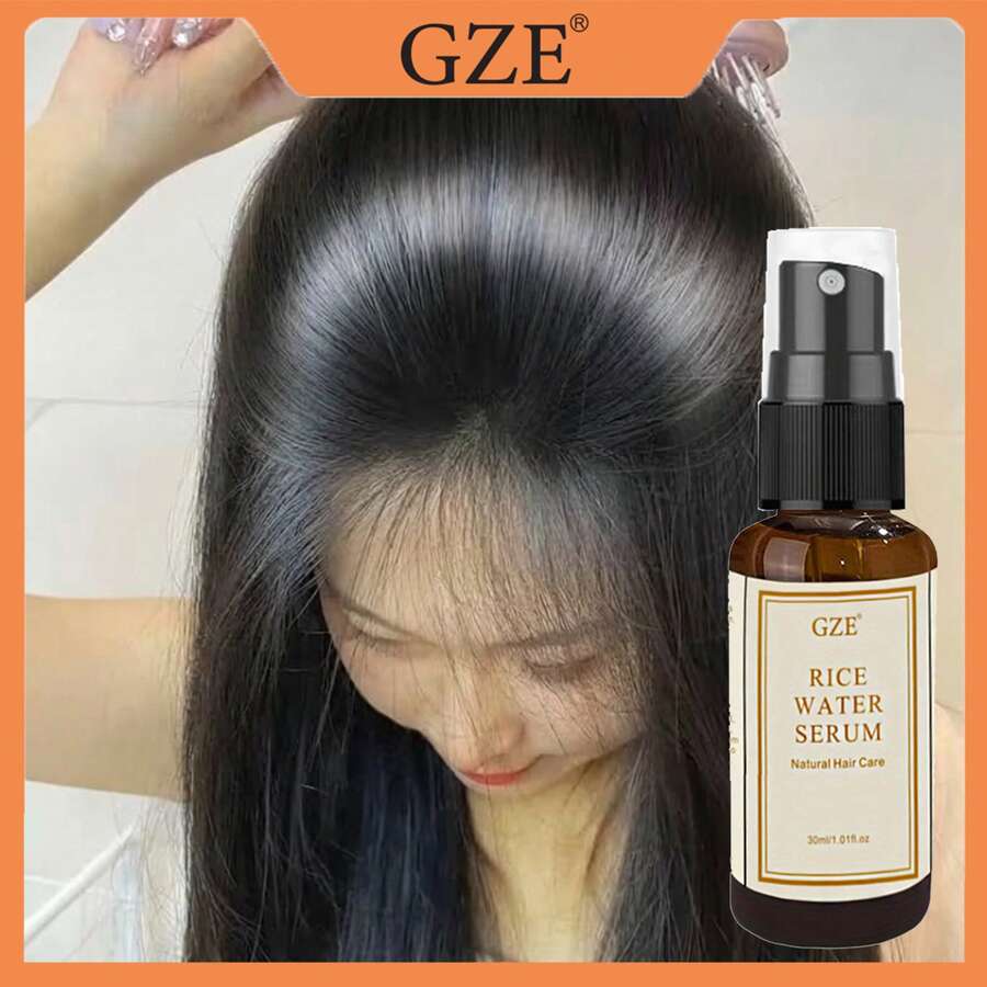 GZE 天然米精濃縮豐盈髮噴霧精華 - 米色 - 查看 1