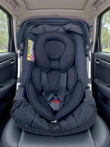 Head And Body Support Pillow Infant Stroller Seat Insert For Newborn To Toddler Stroller Cushion - Black - View 2