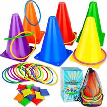 Ring Toss Games - Yellow - View 2