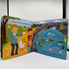 教育用紙板摺頁內頁繪本，家庭共讀，幼兒英文學習，認知啟蒙，語言發展，萬聖節聖誕節 - 彩色 - 查看 9