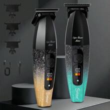 Hatteker 1pc Electric Hair Clipper Smart LCD Digital Display Men's Fade Haircut USB Rechargeable Home Hair Trimmer - View 3
