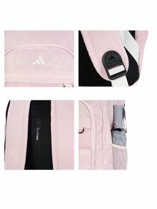 Adidas Unisex Lightweight Outdoor Backpack STD PKT BP 26 Summer New Light Pink Student Commuter Laptop Backpack KZ0001 - Light Pink - View 4