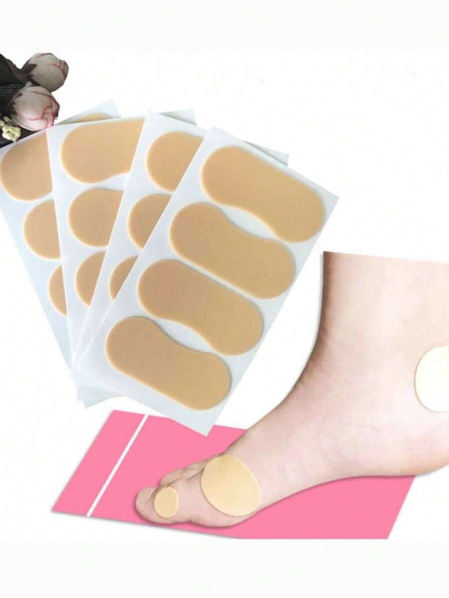 10/70pcs Invisible Waterproof Suede Insole Set, Designed For High Heels And Loafers, Offering Anti-Slip And Wear-Resistant Features To Protect Heels And Toes, Heel Protectors For High Heels And Loafers