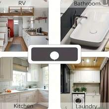 1PC New Christmas Diatom Mud Faucet Absorbent Mat, Kitchen Countertop Faucet Drain Mat Bathroom Sink Drain Mat Cut-Wash Quick Dry Mat - Draining Mat - View 9