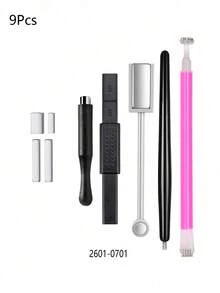 Beautizon Nailartlab 8件組多功能強力貓眼磁鐵組，貓眼美甲凝膠設計美甲工具，美甲用品，美甲工具，美甲藝術工具，返校季，美甲藝術，美甲工具，美甲貼片工具，美甲足部護理工具 - 彩色 - 查看 17