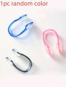 1PC/3PCS Silicone Nose Clip Anti-Choking Professional Training For Adults - Black - View 8