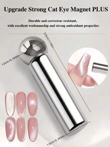 2-In-1 Cat Eye Magnetic Nail Tool Set, Multi-Functional Strong Magnetic Cat Eye Gel Nail Polish Steel Ball Adsorption Art Design Accessories, Suitable For Home DIY And Nail Salon Studio - Multicolor - View 19