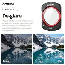 Ambitful DF Magnetic Lens Filter For Osmo Pocket 3 Pocket 4, UV CPL 1/4 Black Mist Pro-Mist VND2-32 Wide Angle Conversion Lens, Cinematic Video Filter Set - View 19