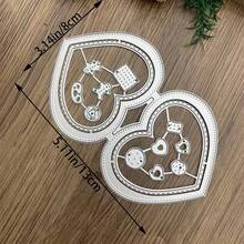Love-Craft 金屬壓花與沖壓模板工具，適用於 DIY 剪貼簿、卡片製作與相簿裝飾 - 銀色 - 查看 10