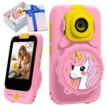 Kids Camera Phone 2.8-Inch Touch Screen Educational Learning Toy, Integrated Games, Music, Microscope And Touch Screen Phone, Multi-Functional Smart Phone, Suitable For 3-12 Years Old Boys And Girls Christmas And Birthday Gift - Multicolor - View 28