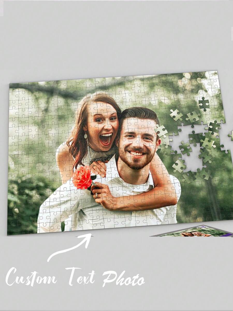 Personalized Puzzle Father's Day Gift, Adult Puzzle, Customized Photo Puzzle, Creative Gift For Dad/Him/Her - Multicolor - View 1