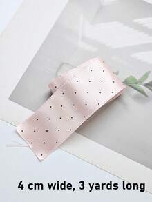 شريط ساتان لامع بنقاط بولكا DIY إكسسوارات شعر فيونكات تغليف هدايا زهري شريط زخرفي حفلة زفاف فيونكات ديكور DIY تغليف هدايا - أنماط متعددة - مشاهدة 9