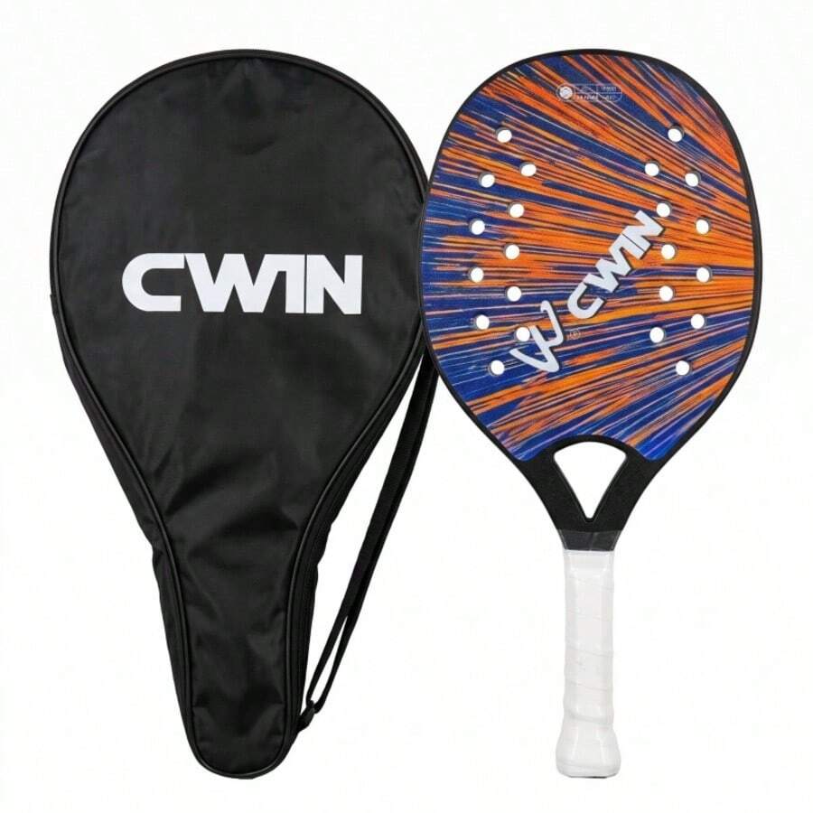 Beach Tennis Racket With Storage Bag, Lightweight Anti-Slip Handle Beach Tennis Racket, Suitable For Adult Beginners Outdoor Beach Sports Training - Multicolor - View 1