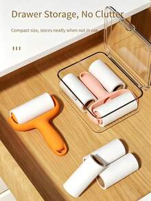 Mini Sticky Lint Roller, Portable Pet Hair Remover, High Adhesion Tear-Off Replacement Sheets, Compact Sticky Roller For Cat And Dog Hair - Pet Hair Remover - View 8