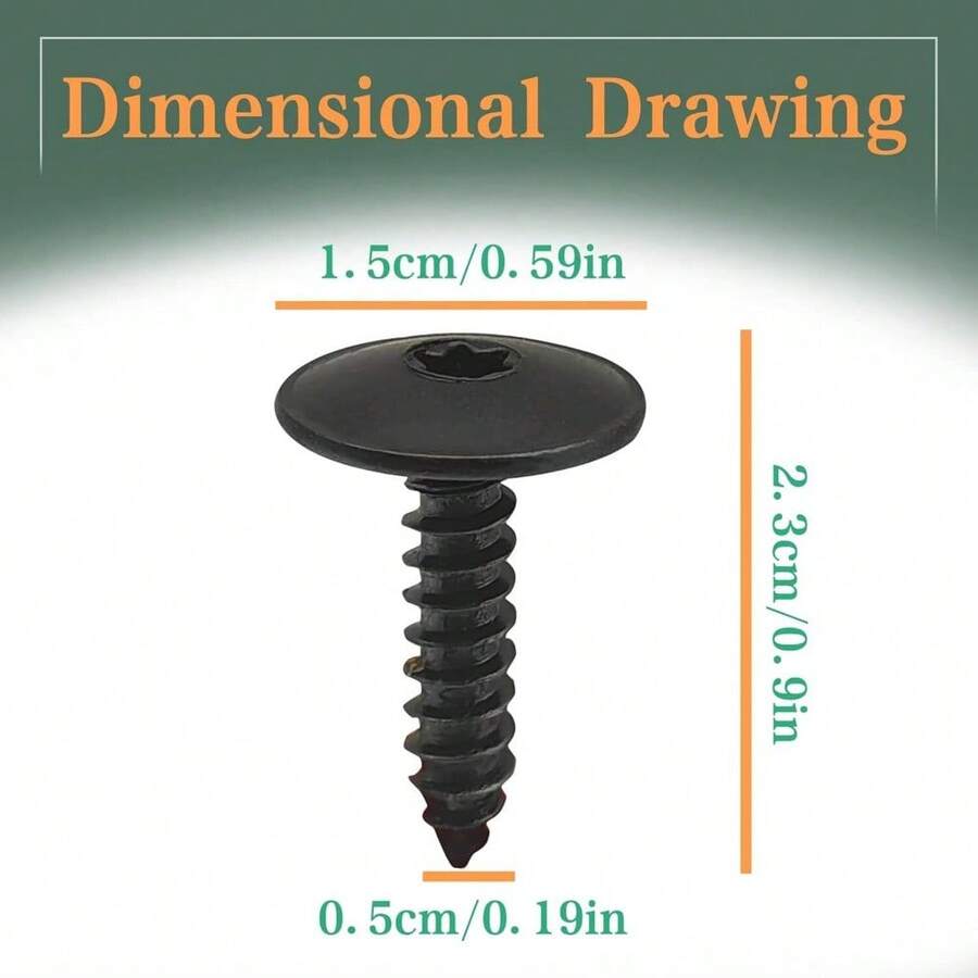 50x Engine Cover Undertray Splashguard Wheel Arch Torx Screw For VW Audi Uk - OC0000045942486 - View 1