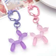 6pcs Multicolor Strawberry Shaped Lobster Clasps Fruit Design Swivel Spring Snap Hooks For DIY Keychains Bag Charms Handmade Jewelry Making Findings - Multicolor - View 4
