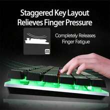 AOC Mechanical Feel Keyboard & Mouse Combo + High-Precision Gaming Mouse, Dynamic RGB Backlighting, Ergonomic Anti-Fatigue Design, USB Plug & Play, All-In-One Gaming Peripheral Set - View 7
