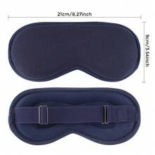 Hailicare Electric Steam Eye Mask, 3D Massage Eye Mask, Constant Temperature Hot Compress, Smart Timing, Sleep Shading, Ideal For Office Lunch Break & Bedroom Use - Navy Blue - View 10