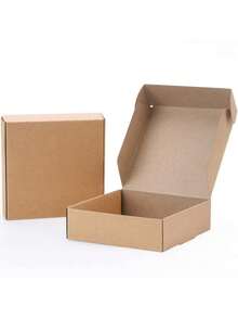 20pcs Kraft Paper Boxes, Small Paper Airplane Boxes, Mini Packaging Boxes, Handmade Soap Packaging, Divider Boxes, Christmas Valentine's Day - Multicolor - View 14