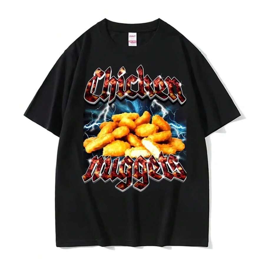 Men T-Shirts - 黑色 - 查看 1