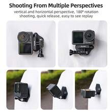 TELESIN 360° Magnetic Chest Mount Neck Strap For Go Pro Max Hero 13 12 11 10 9 X5 X4 Ace Pro Magnet Body Mounts Necklace Lanyard For D J I Action 5 Pocket 3 4 - View 9