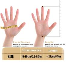 1pc Rigger Finger Sleeve Guard, Breathable Wrist Thumb Finger Support Brace - Black - View 3