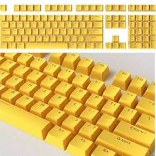 Multi-Color Semi-Transparent Character OEM Profile ABS Double-Shot 113 Keys Keycaps Compatible With All MX-Type Mechanical Keyboard Switches - View 9