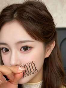 10Pcs/12Pcs/24Pcs Minimalist Broken Hair Clips, Invisible Seamless Hair Buckles For High Skull Top & Princess Hairstyle, Daily Hair Accessories - Black - View 7