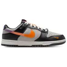Nike Dunk Low Retro Premium Medium Grey/Orange Peel/Black Casual Sneakers Men's IQ0230-062 | Court-To-Street Style, Iconic Silhouette - 黑灰橙 - 查看 2