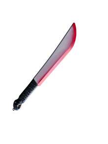 Halloween Realistic Plastic Machete Prop, Fake Knife Accessory For Halloween Party Costumes - Multicolor - View 9