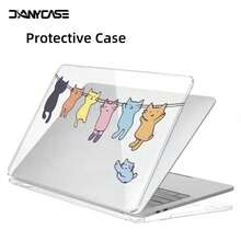 DANYCASE 筆電保護殼 適用於 2026 Neo 13" A3404 Air 13.6 A2681 A3113 Air15 A2941 A3114 Air 13.3 A1932/A2179/A2337 Pro13 A2251/A2289/A2338 - 懸掛貓咪 - 查看 10