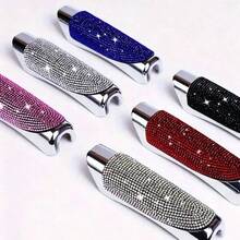 Hand Brake Handle Cover, Car Hand Brake Protector, Made Of High-Quality ABS Plastic, Full Rhinestone Hand Brake Protective Cover Decoration, Durable, Suitable For Car And SUV Interior Accessories - A - View 5