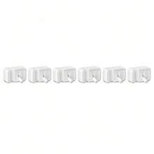 3pcs/6pcs Cable Organizer Clips, Desktop Cable Holder, Charging Cable Management, Phone Charging Cable Organizer, Mouse Keyboard Cable Holder, Office Desk Storage Accessories, Small Portable Computer Desk Organizer - Multicolor - View 9