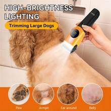 Hatteker 1pc Pet Hair Clipper For Large Dogs And Cats, USB Rechargeable Adjustable Speed Grooming Trimmer For Pet Shop - View 9