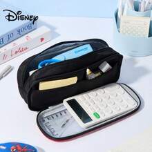 Disney 蜘蛛人與艾莎大容量鉛筆袋，多功能文具收納袋，雙層鉛筆收納包，返校季 - 彩色 - 查看 9