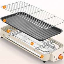 Electric Grills & Electric Griddles - US A Type Plug(110-127V) - View 6