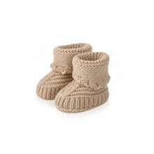1set Baby Shower Table Decorations Crochet Knitted Baby Booties Bulk Newborn Announcement Boho Table Centerpieces Neutral Gender Reveal Party Decor - Multicolor - View 13