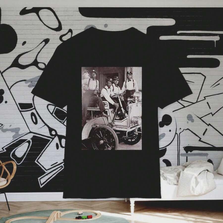Men Sports Tees & Tanks - 黑色 - 查看 1