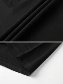 3PCS Men's Autumn Fashion Minimalist Casual Sports Polo Long Sleeve Top, Daily Outdoor Commute Collared Shirt - Multicolor - View 3