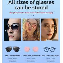 Portable Car Glasses Holder, Driving Glasses Storage Rack, Sun Visor Glasses Case (Multiple Colors Available), Car Accessories - Glasses Case - View 8