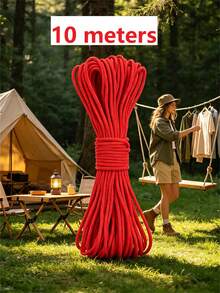 10/50/100m Black Nylon Braided Rope, Durable Twisted Polypropylene Cord, Suitable For Outdoor Use, Clothesline, Tent DIY, Handicraft And Binding - Multicolor - View 14