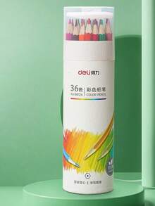 1 Set Colored Pencils, Oil-Based Colored Pencils, Art Painting Colored Pencil Set [Random Color] - A - View 6