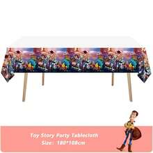 Cartoon Toy S-Tory Theme Birthday Party Tablecloth, Cartoon Buzz Disposable PVC Tablecloth For Birthday Party Decoration - View 4