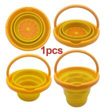 Juego de juguetes de playa con forma de sandía, diseño lindo de verduras y frutas, material PP duradero, adecuado para juegos al aire libre y diversión en la playa, incluye cubo plegable, pala y rastrillo, diseño divertido, juego de juguetes de playa de plástico duradero - Multicolor - Ver 19