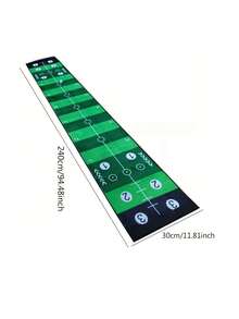 1pc Indoor/Outdoor Golf Putting Practice Trainer, Putting Practice Mat, Home/Office Golf Carpet - Multicolor - View 7