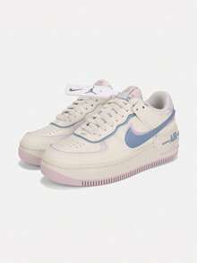 Nike Women's W AF1 SHADOW Low-Top Sports Casual Shoes DZ1847-117 - Blue and White - View 3