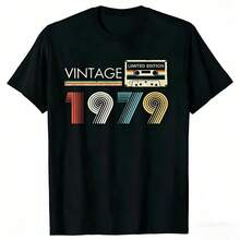 Men T-Shirts - 黑色 - 查看 1