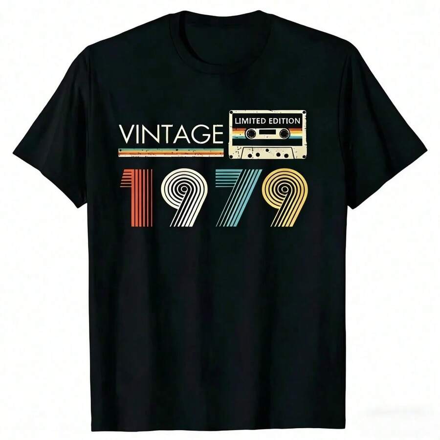 Men T-Shirts - 黑色 - 查看 1