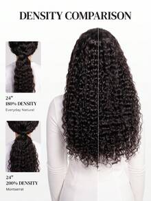 ARABELLA باروكة شعر بشري طبيعي 100% بدون غراء، دانتيل أمامي HD مقاس 13x6، تموجات مائية، لون طبيعي، مع رباط شد، خط شعر طبيعي مسبق الاقتلاع، عقد مسبقة القص والتبييض، تقسيم حر، قبعة قابلة للتنفس، مناسبة للمبتدئين - SNatural - مشاهدة 11
