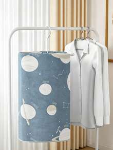 Spiral Bedding Drying Rack, Space Planet Print Foldable Bed Sheet & Blanket Hanging Rack, Heavy Duty Rotating Laundry Drying Rack, Suitable For Bed Sheets, Duvet Covers, Towels, Bedding, Balcony Indoor & Outdoor Clothes Drying - View 3